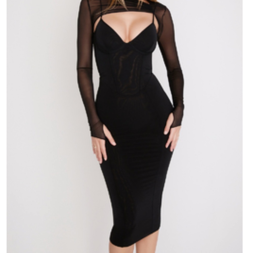 House Of CB bodycon black dress